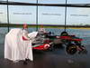 MCLAREN MP4-28, McLaren Technology Centre, Surrey, UK
31st January 2013 
Sergio Perez, McLaren e Jenson Button, McLaren.
Photo: Vodafone McLaren Mercedes (Copyright Free FOR EDITORIAL USE ONLY) 
ref: Digital Image _N7T0090