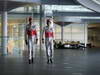MCLAREN MP4-28, McLaren Technology Centre, Surrey, UK
31st January 2013 
Jenson Button, McLaren e Sergio Perez, McLaren.
Photo: Vodafone McLaren Mercedes (Copyright Free FOR EDITORIAL USE ONLY) 
ref: Digital Image _N7T0216