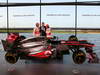 MCLAREN MP4-28, (L to R): Jenson Button (GBR) McLaren with Martin Whitmarsh (GBR) McLaren Chief Executive Officer e Sergio Perez (MEX) McLaren with the new McLaren MP4-28.
31.01.2013. McLaren MP4-28 Launch, McLaren Technology Centre, Woking, England.
