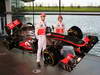 MCLAREN MP4-28, (L to R): Jenson Button (GBR) McLaren e Sergio Perez (MEX) McLaren with the new McLaren MP4-28.
31.01.2013. McLaren MP4-28 Launch, McLaren Technology Centre, Woking, England.

