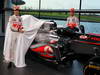 MCLAREN MP4-28, Sergio Perez (MEX) McLaren e team mate Jenson Button (GBR) McLaren unveil the new McLaren MP4-28.
31.01.2013. McLaren MP4-28 Launch, McLaren Technology Centre, Woking, England.
