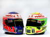 MCLAREN MP4-28, The helmets of Jenson Button (GBR) McLaren e Sergio Perez (MEX) McLaren. 
31.01.2013. McLaren MP4-28 Launch, McLaren Technology Centre, Woking, England.
