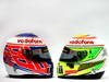 MCLAREN MP4-28, The helmets of Jenson Button (GBR) McLaren e Sergio Perez (MEX) McLaren. 
31.01.2013. McLaren MP4-28 Launch, McLaren Technology Centre, Woking, England.
