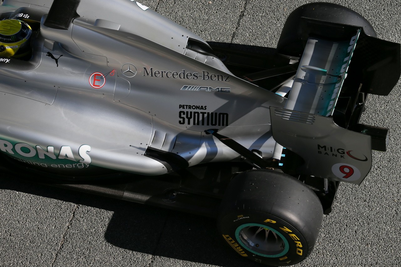 MERCEDES F1 W04, Nico Rosberg (GER) Mercedes AMG F1 W04 - first run.
