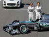 MERCEDES F1 W04, (L to R): Lewis Hamilton (GBR) Mercedes AMG F1 e team mate Nico Rosberg (GER) Mercedes AMG F1 with the new Mercedes AMG F1 W04.

