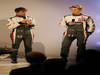 SAUBER C32, (L to R): Esteban Gutierrez (MEX) Sauber with team mate Nico Hulkenberg (GER) Sauber.
