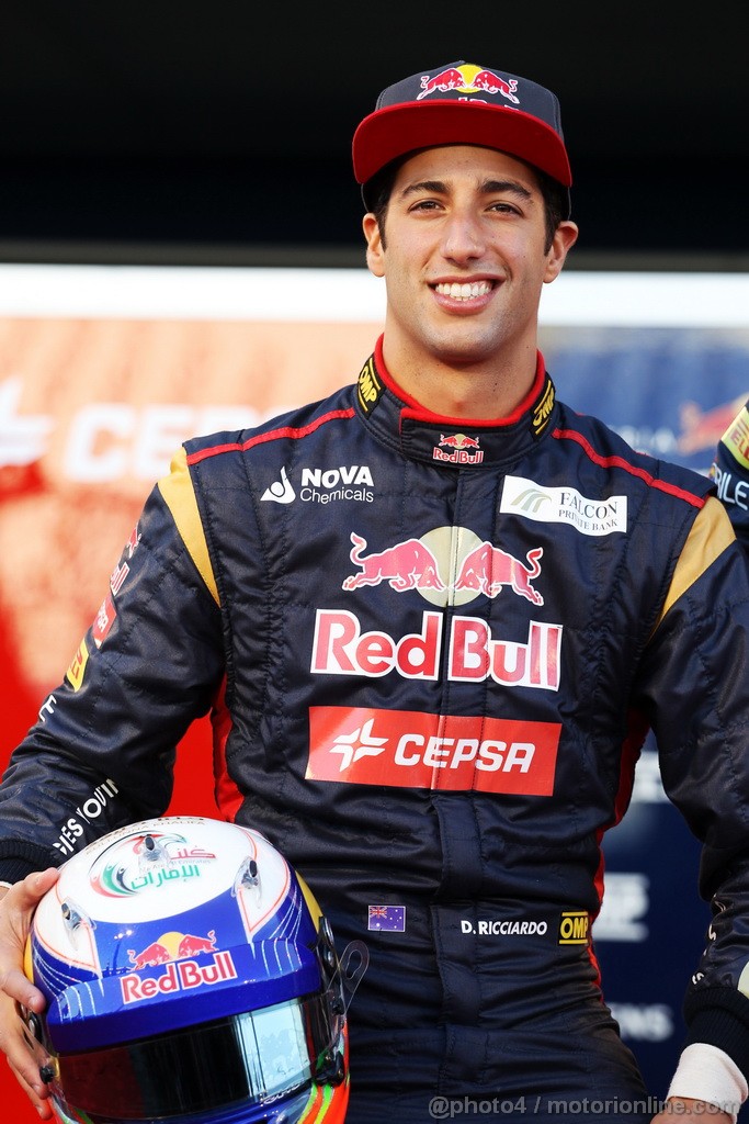 TORO ROSSO STR8, Daniel Ricciardo (AUS) Scuderia Toro Rosso.
