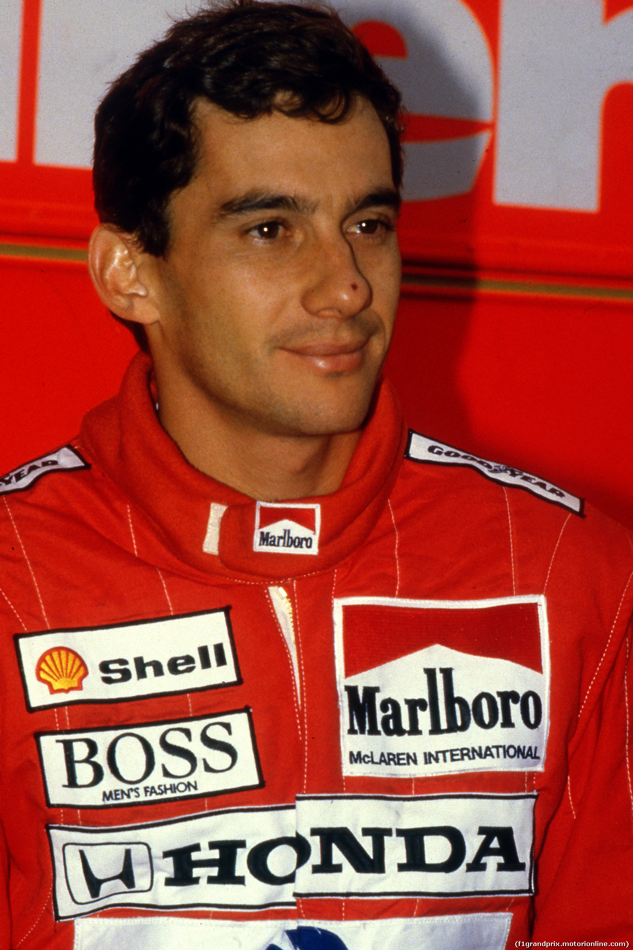 AYRTON SENNA, Ayrton Senna da Silva(BRA) McLaren MP4/4 Honda