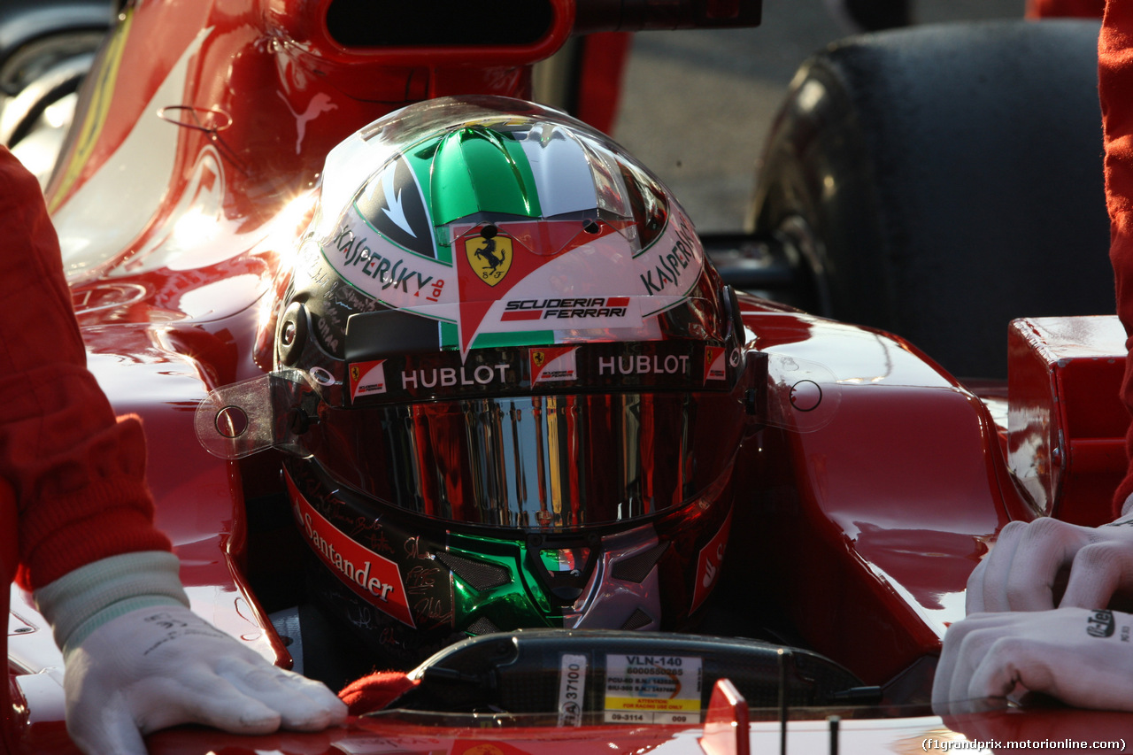 GP ABU DHABI, 23.11.2014- Gara, Fernando Alonso (ESP) Ferrari F14-T