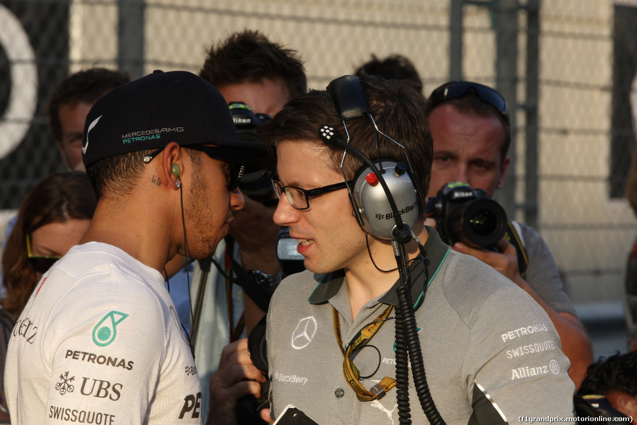 GP ABU DHABI, 23.11.2014- Gara, Lewis Hamilton (GBR) Mercedes AMG F1 W05