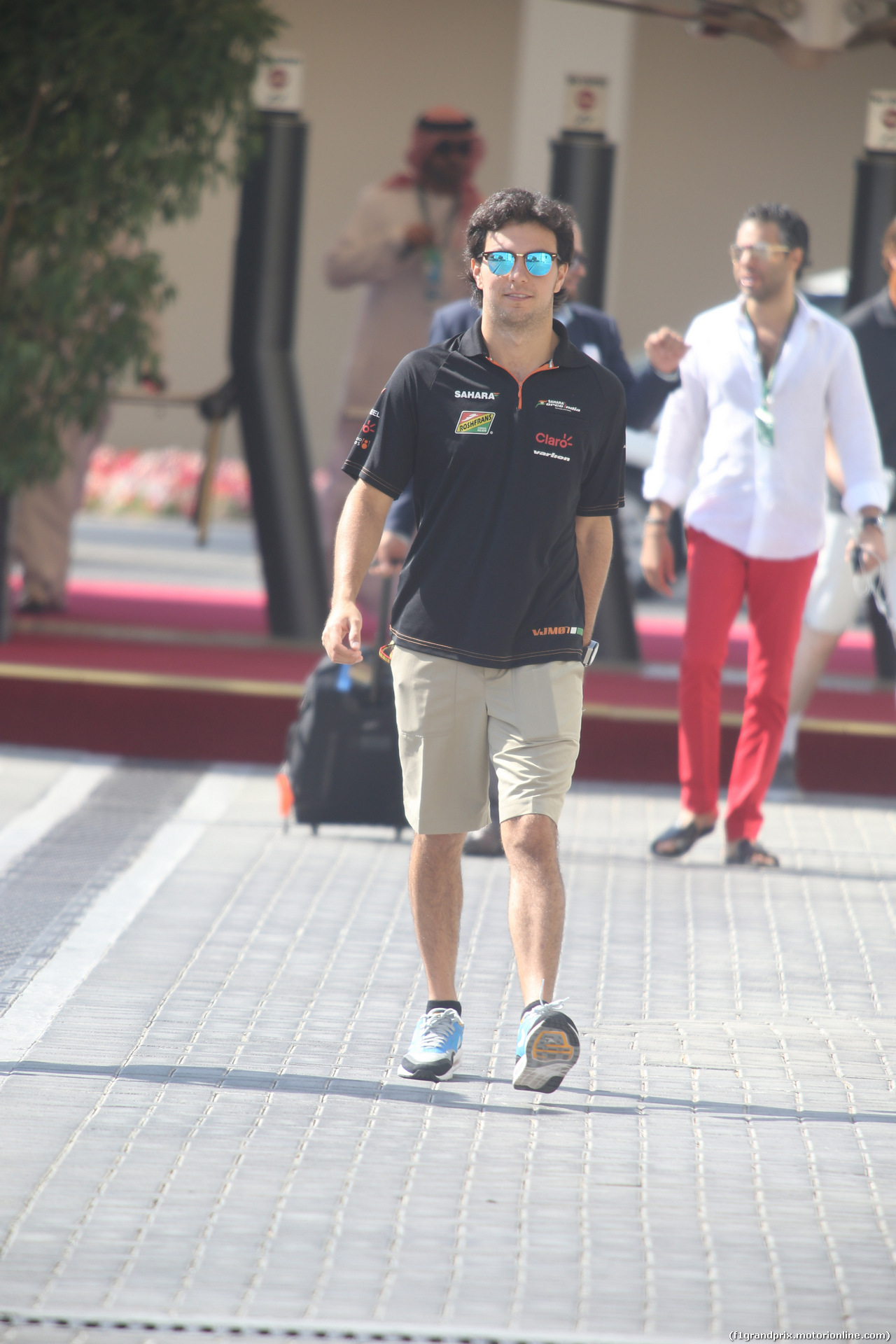 GP ABU DHABI, 23.11.2014- Sergio Perez (MEX) Sahara Force India F1 VJM07