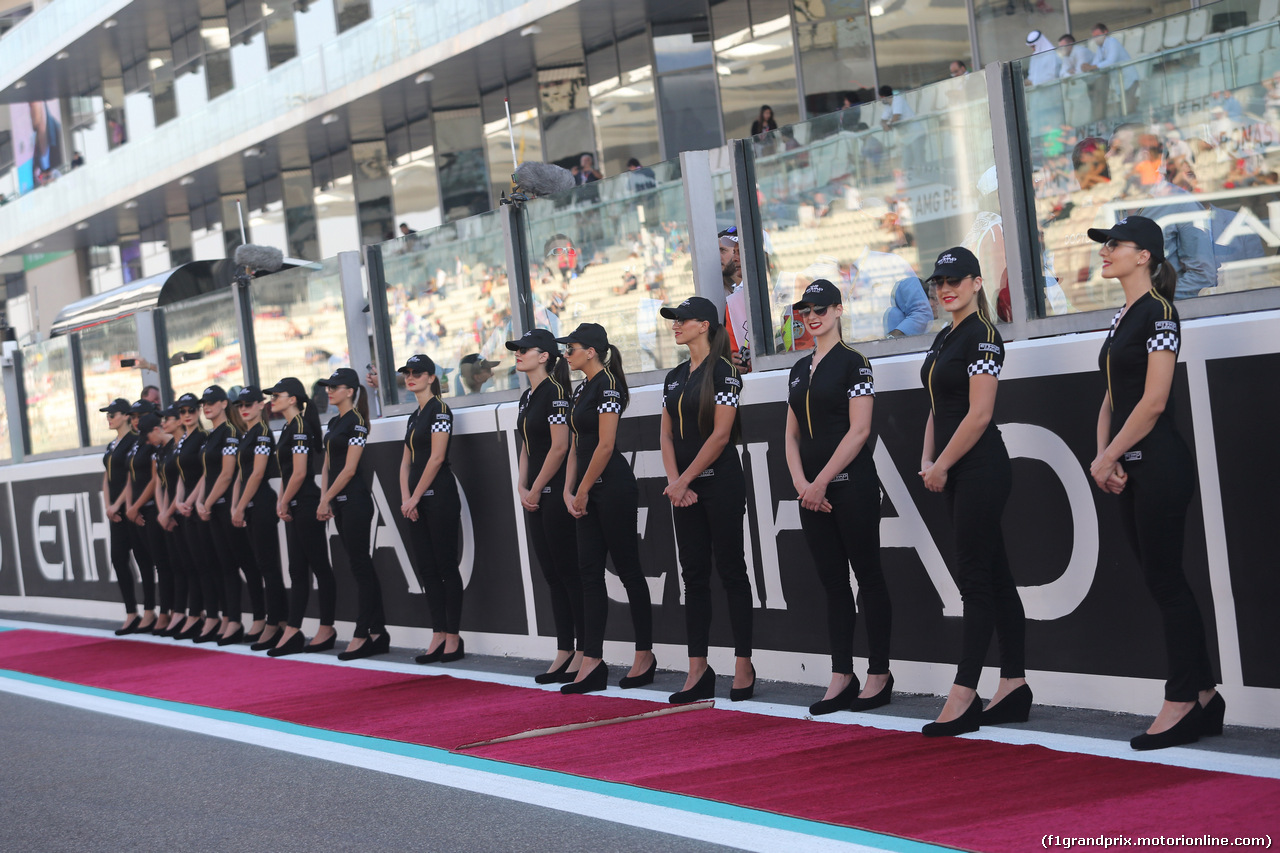 GP ABU DHABI, 23.11.2014- griglia Ragazzas