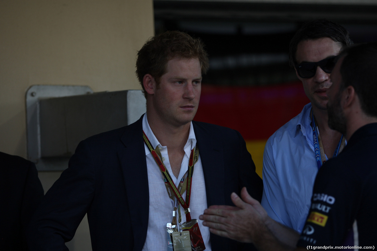 GP ABU DHABI, 23.11.2014- Gara, Prince Henry of Wales