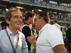 GP ABU DHABI, 23.11.2014- Gara, Alain Prost (FRA) e Jean Alesi (FRA)