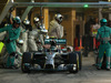 GP ABU DHABI, 23.11.2014- Gara, Pit stop, Nico Rosberg (GER) Mercedes AMG F1 W05
