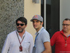 GP ABU DHABI, 23.11.2014- Carlos Sainz Jr (ESP) e Luis Garcia Abad (ESP), manager of Fernando Alonso (ESP)
