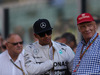 GP ABU DHABI, 23.11.2014 – Lewis Hamilton (GBR) Mercedes AMG F1 W05 und Nikki Lauda (AU), Mercedes