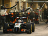 GP ABU DHABI, 23.11.2014- Gara, Pit stop, Sergio Perez (MEX) Sahara Force India F1 VJM07