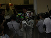 GP ABU DHABI, 23.11.2014- Gara, secondo Felipe Massa (BRA) Williams F1 Team FW36 e Lewis Hamilton (GBR) Mercedes AMG F1 W05 vincitore e Champion F1 2014