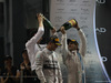 GP ABU DHABI, 23.11.2014- Gara, Lewis Hamilton (GBR) Mercedes AMG F1 W05 vincitore e Champion F1 2014, secondo Felipe Massa (BRA) Williams F1 Team FW36 e terzo Valtteri Bottas (FIN) Williams F1 Team FW36