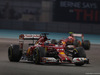 GP ABU DHABI, 23.11.2014- Gara, Fernando Alonso (ESP) Ferrari F14-T davanti a Kimi Raikkonen (FIN) Ferrari F14-T