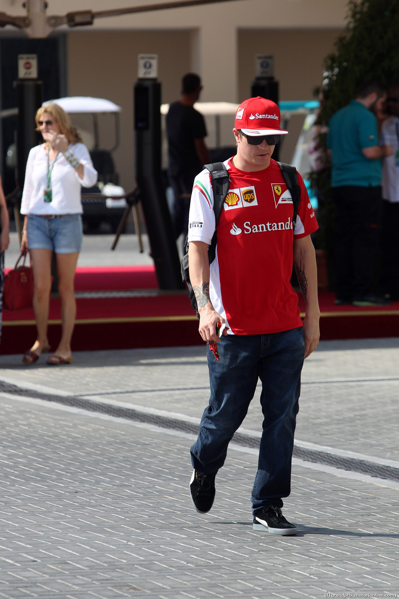 GP ABU DHABI, 20.11.2014 - Kimi Raikkonen (FIN) Ferrari F14-T