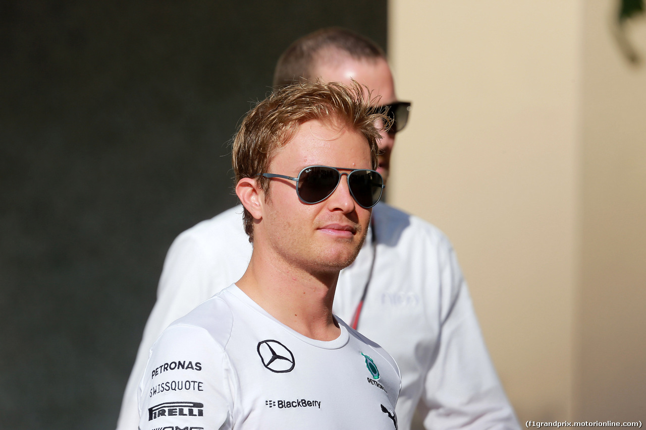 GP ABU DHABI, 20.11.14- Conferenza Stampa, Nico Rosberg (GER) Mercedes AMG F1 W05