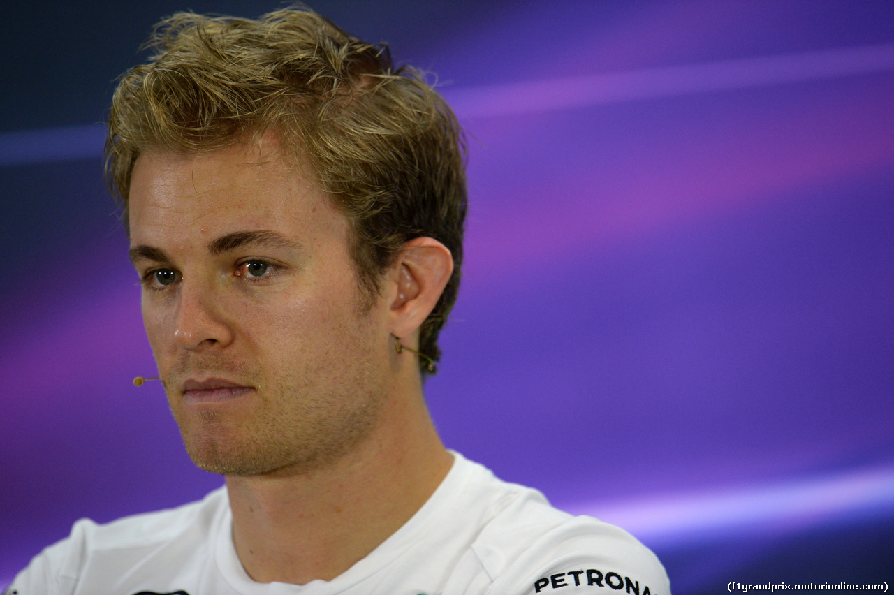 GP ABU DHABI, 20.11.14- Conferenza Stampa, Nico Rosberg (GER) Mercedes AMG F1 W05