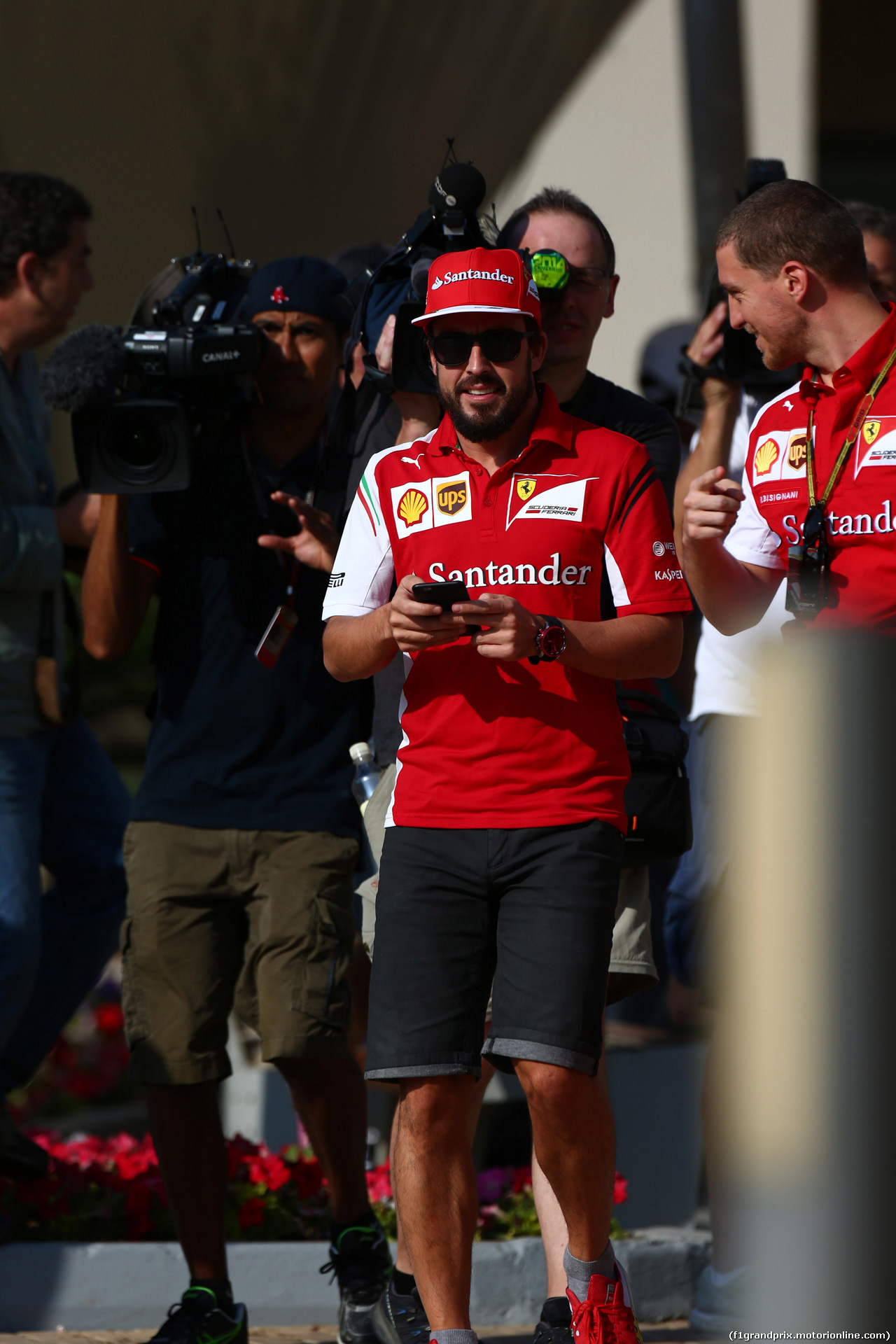 GP ABU DHABI, 20.11.14- Fernando Alonso (ESP) Ferrari F14-T