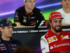 GP ABU DHABI, 20.11.14- Conferenza Stampa, Sebastian Vettel (GER) Red Bull Racing RB10 e Fernando Alonso (ESP) Ferrari F14-T