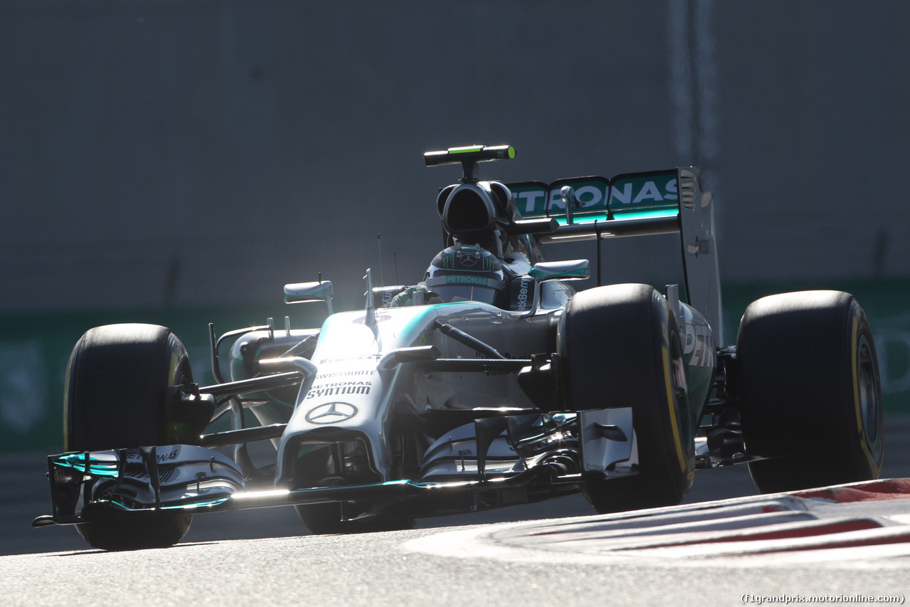 GP ABU DHABI, 22.11.2014 - Prove Libere 3, Nico Rosberg (GER), Mercedes AMG F1 W05