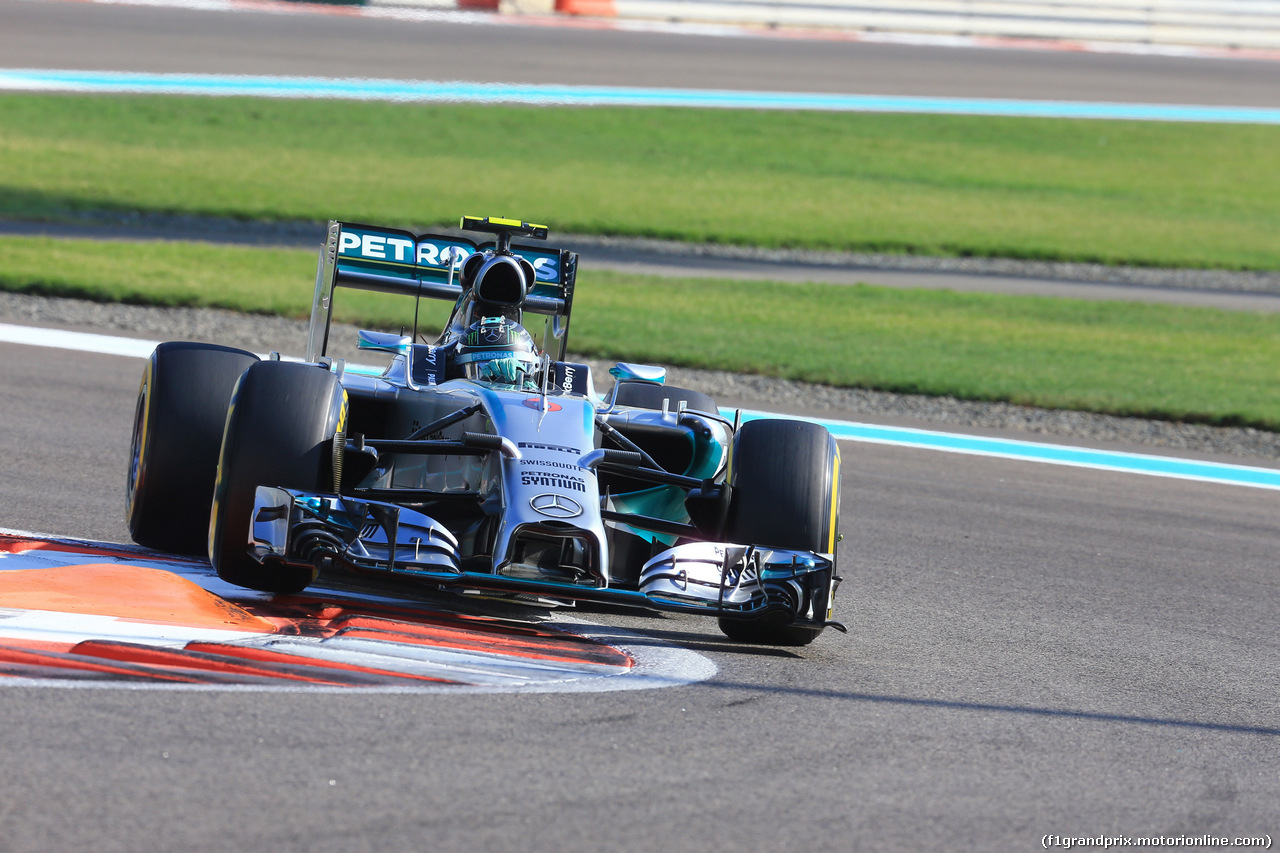 GP ABU DHABI, 22.1.2014 - Free practice 3, Nico Rosberg (GER), Mercedes AMG F1 W05