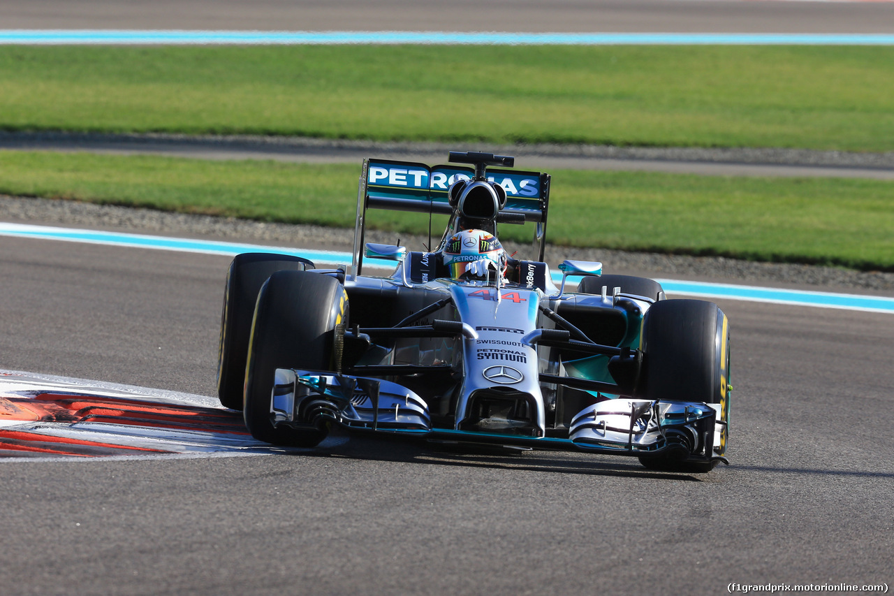 GP ABU DHABI, 22.1.2014 - Free practice 3, Lewis Hamilton (GBR) Mercedes AMG F1 W05