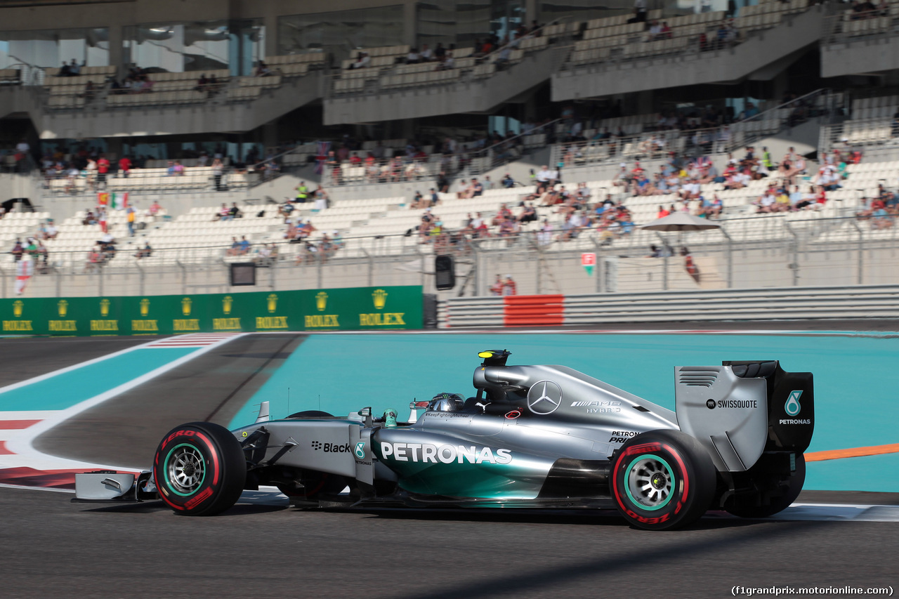 GP ABU DHABI, 22.1.2014 - Free practice 3, Nico Rosberg (GER), Mercedes AMG F1 W05