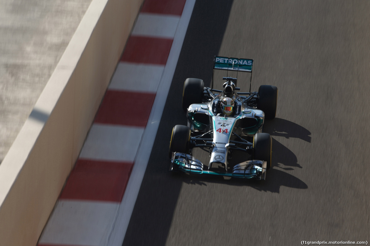 GP ABU DHABI, 22.11.2014 - Free practice 3, Lewis Hamilton (GBR) Mercedes AMG F1 W05