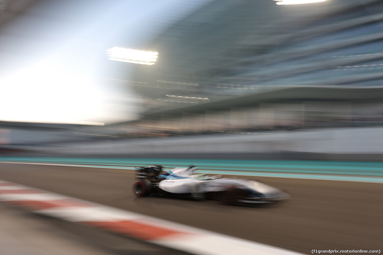 GP ABU DHABI, 22.11.2014 - Qualifiche, Felipe Massa (BRA) Williams F1 Team FW36