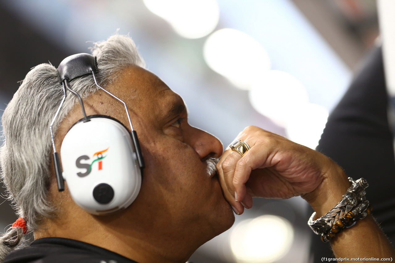 GP ABU DHABI, 22.11.2014 - Qualifiche, Vijay Mallya (IND), CEO Kingfisher