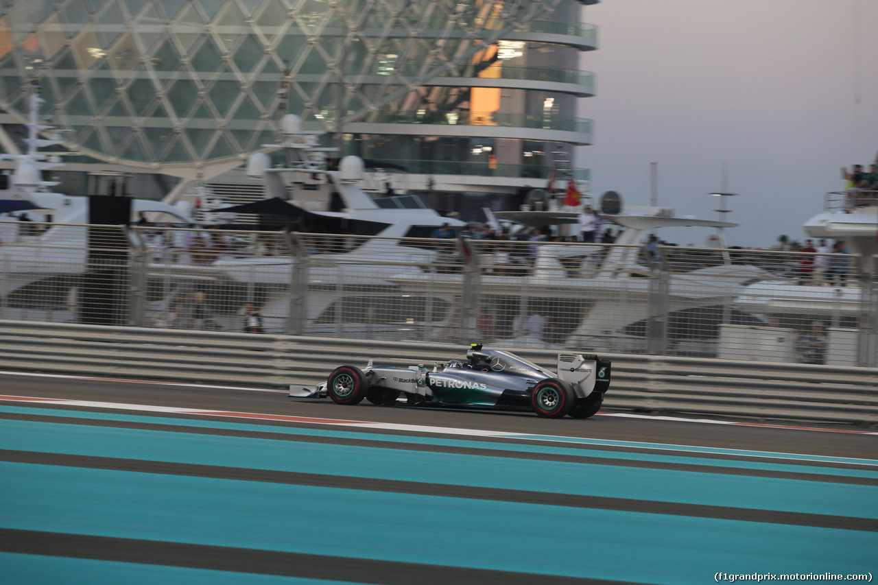 GP ABU DHABI, 22.11.2014 - Qualifiche, Nico Rosberg (GER), Mercedes AMG F1 W05