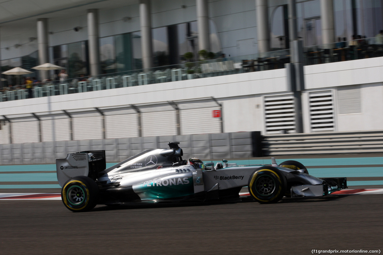 GP ABU DHABI, 21.11.2014 - Prove Libere 1, Lewis Hamilton (GBR) Mercedes AMG F1 W05