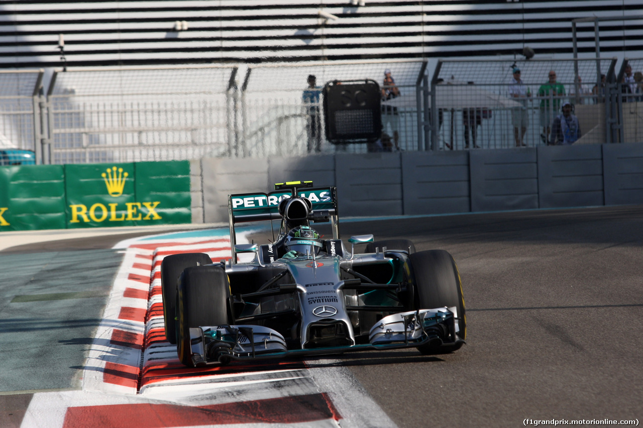 GP ABU DHABI, 21.11.2014 - Prove Libere 1, Nico Rosberg (GER) Mercedes AMG F1 W05