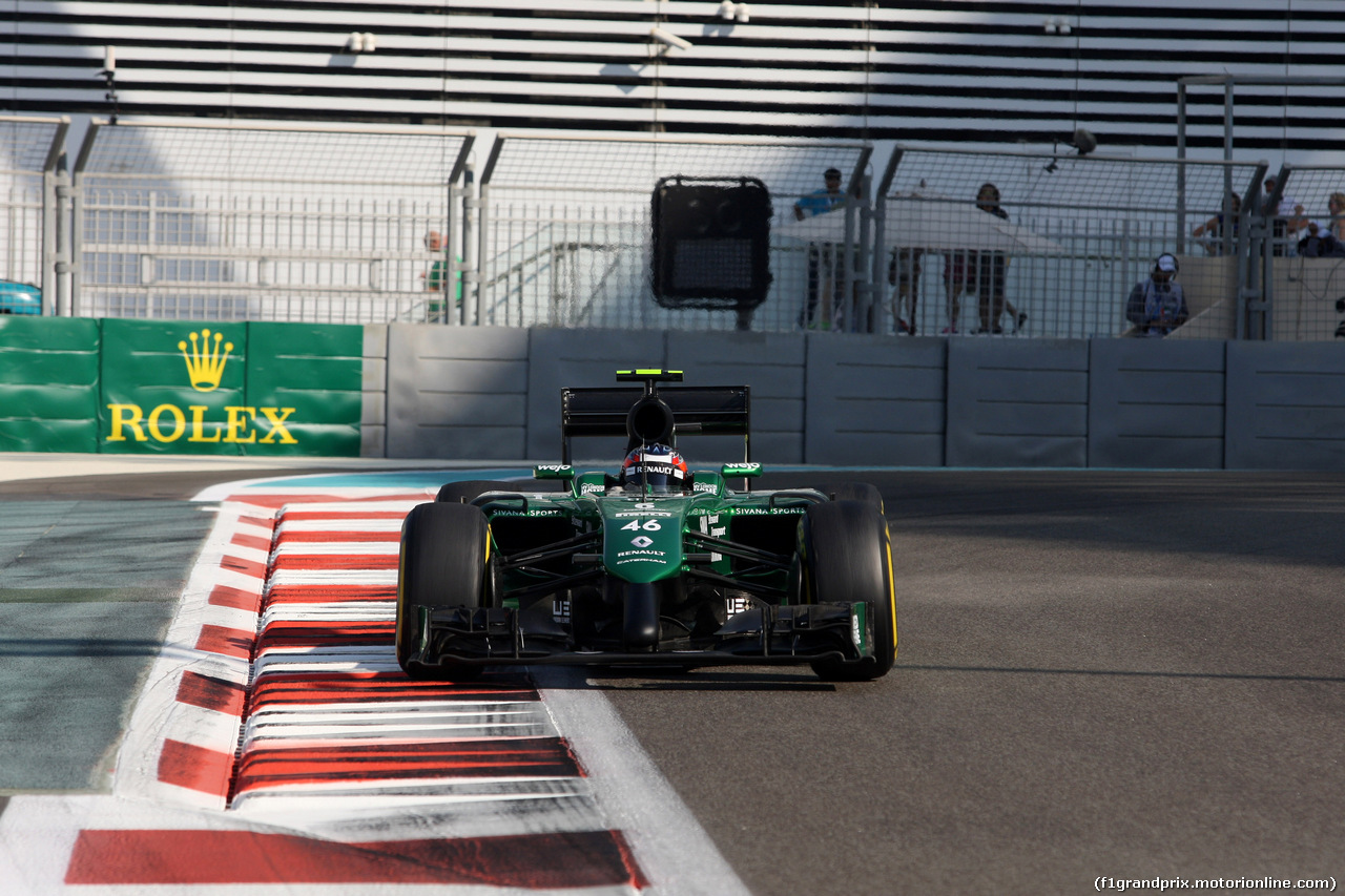 GP ABU DHABI, 21.11.2014 - Prove Libere 1, Will Stevens (GBR) Caterham F1 Team