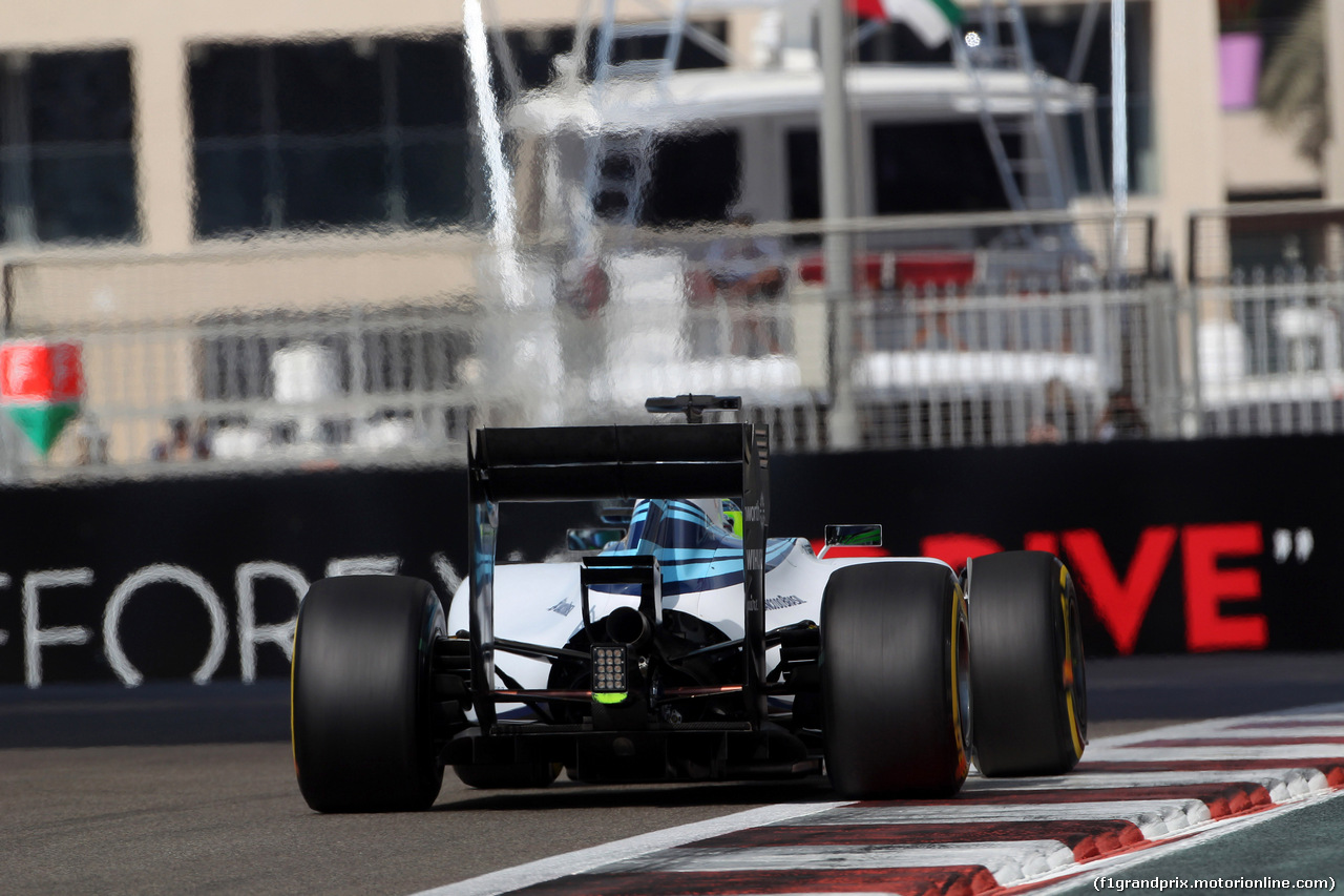 GP ABU DHABI, 21.11.2014 - Prove Libere 1, Felipe Massa (BRA) Williams F1 Team FW36