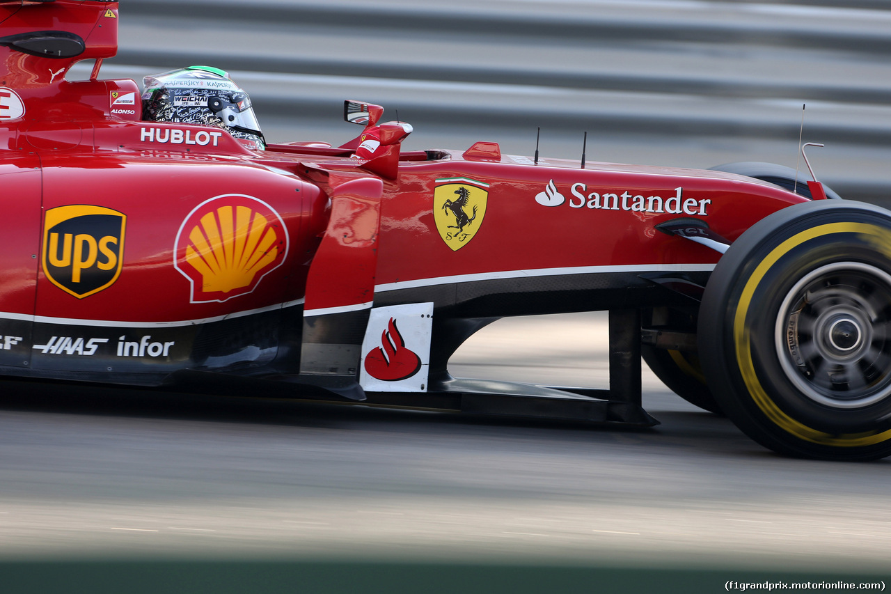 GP ABU DHABI, 21.11.2014 - Prove Libere 1, Fernando Alonso (ESP) Ferrari F14-T