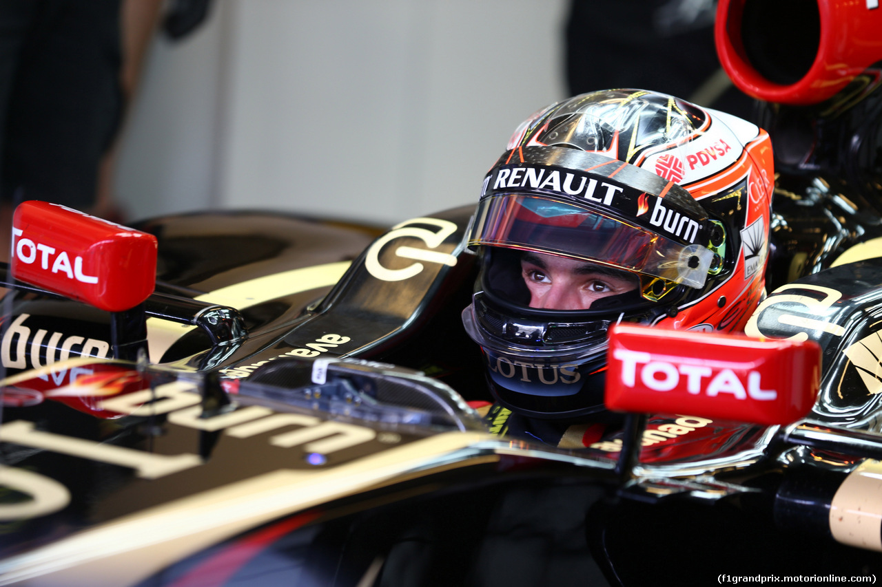 GP ABU DHABI, 21.11.2014 - Prove Libere 1, Esteban Ocon (FRA), Test driver Lotus F1 Team