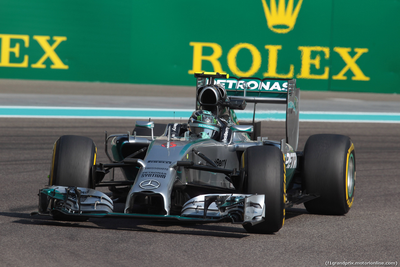 GP ABU DHABI, 21.11.2014 - Prove Libere 1, Nico Rosberg (GER) Mercedes AMG F1 W05