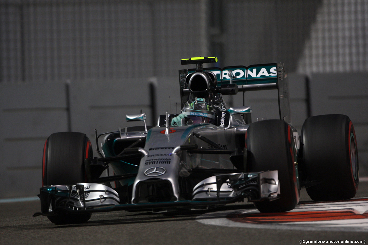 GP ABU DHABI, 21.11.2014 - Prove Libere 2, Nico Rosberg (GER) Mercedes AMG F1 W05