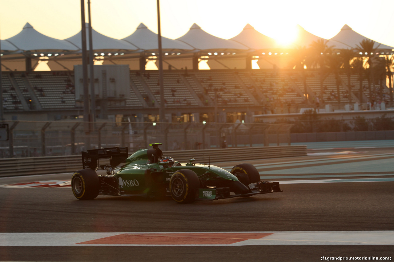 GP ABU DHABI, 21.11.2014 - Prove Libere 2, Will Stevens (GBR) Caterham F1 Team