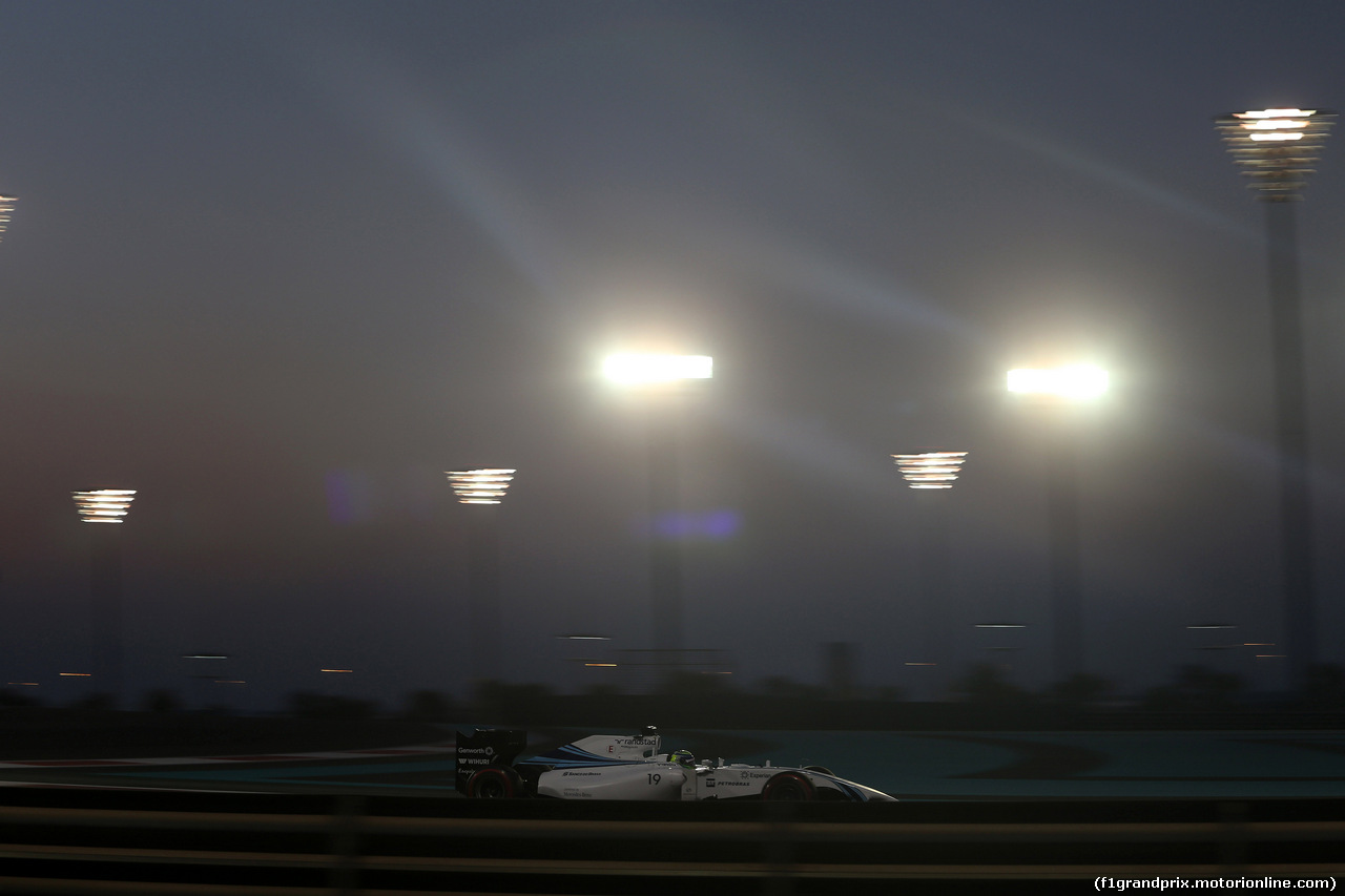 GP ABU DHABI, 21.11.2014 - Prove Libere 2, Felipe Massa (BRA) Williams F1 Team FW36