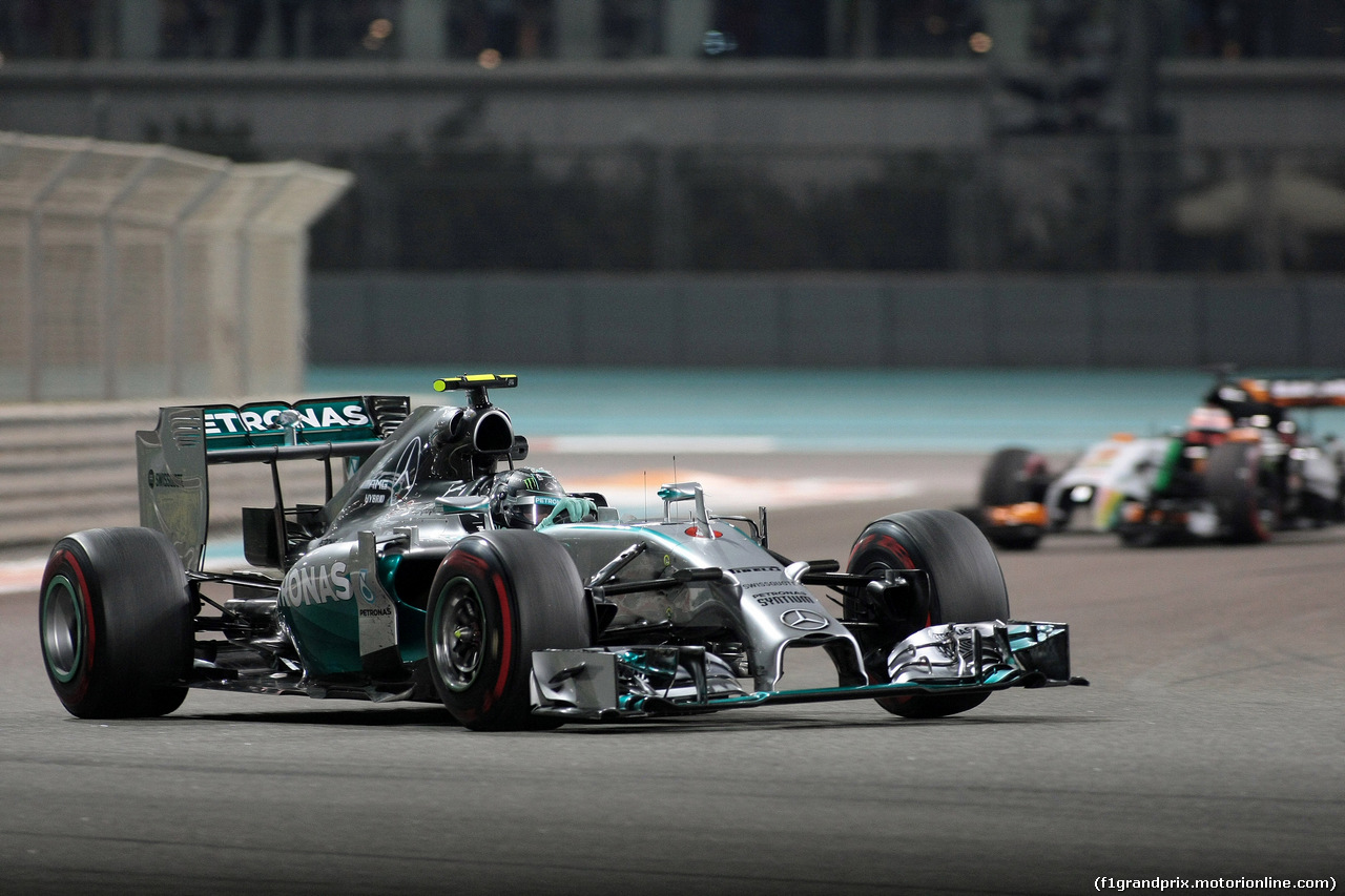 GP ABU DHABI, 21.11.2014 - Prove Libere 2, Nico Rosberg (GER) Mercedes AMG F1 W05