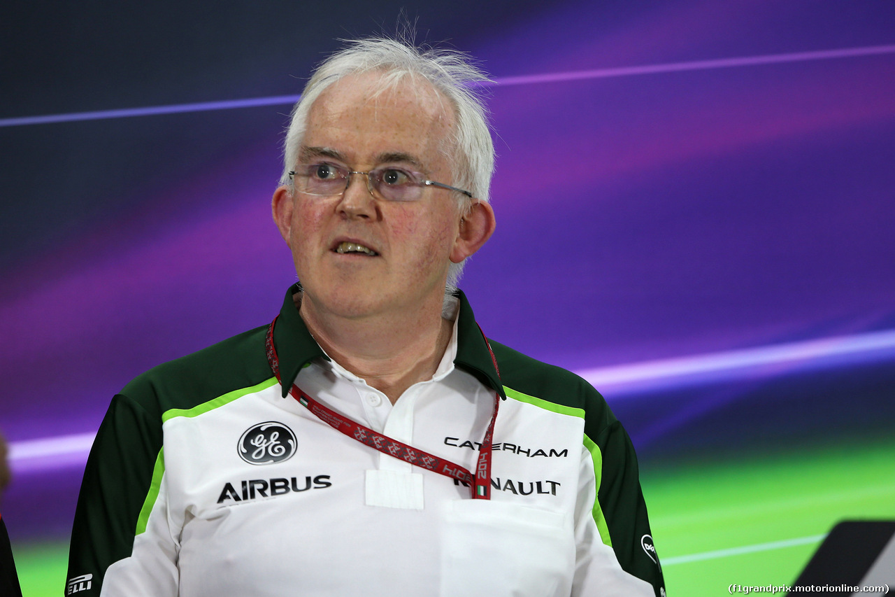 GP ABU DHABI, 21.11.2014 - Conferenza Stampa, Finbarr O'Connell, Team Principal, Caterham F1 Team